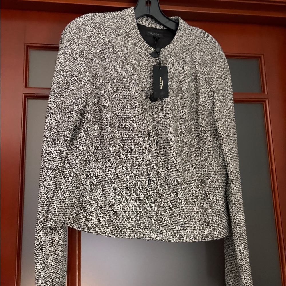 Rag & Bone black / white Carol jacket